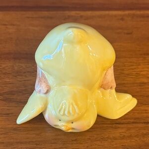 Whimsical Yellow Duck Figurine